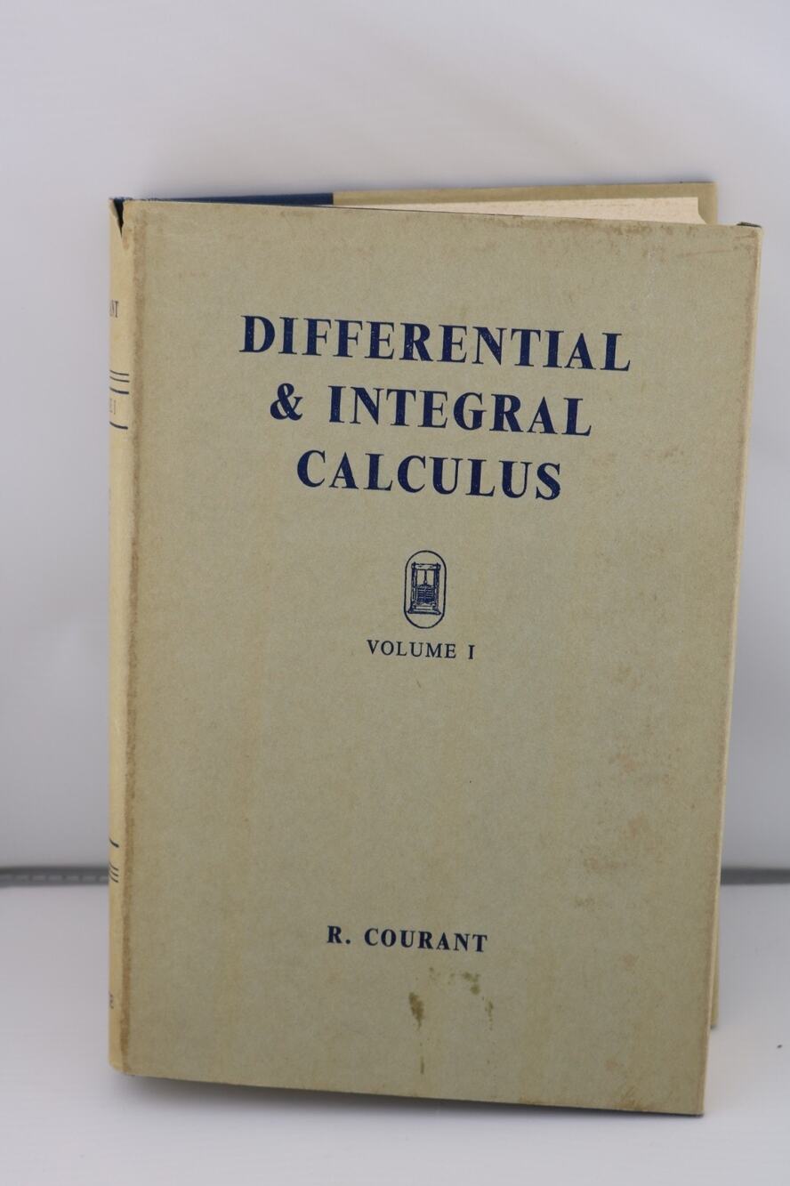 Vintage 1963 Differential and Integral Calculus Vol 1 Richard Courant Hardcover